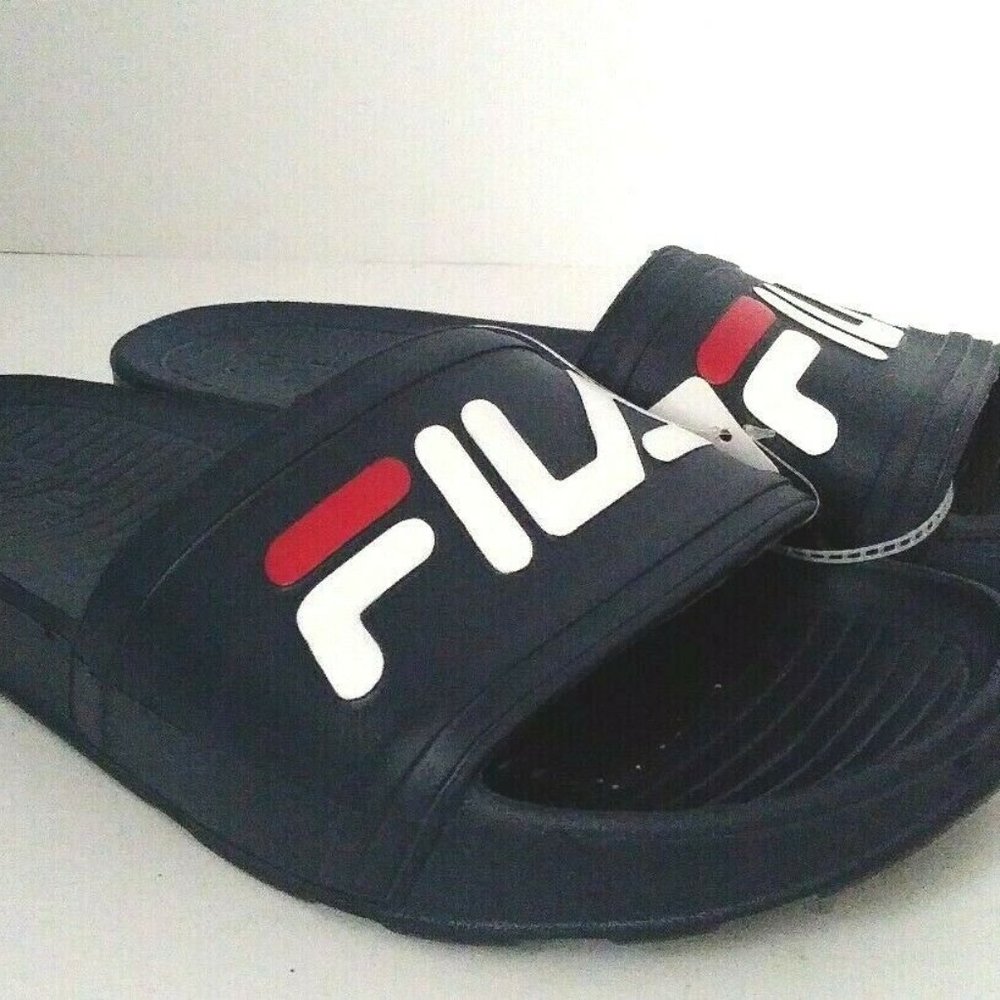 FILA Mens Comfort Blue Slip-On Size 13